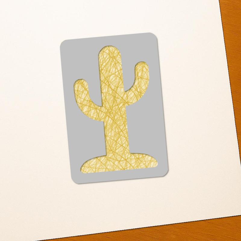 Cactus Drawing Stencils – 3D Printable Tools for Artists