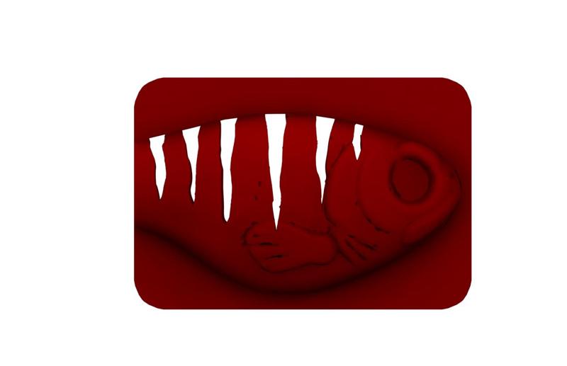 Lure Stencil - Plopper Tractors (perch)