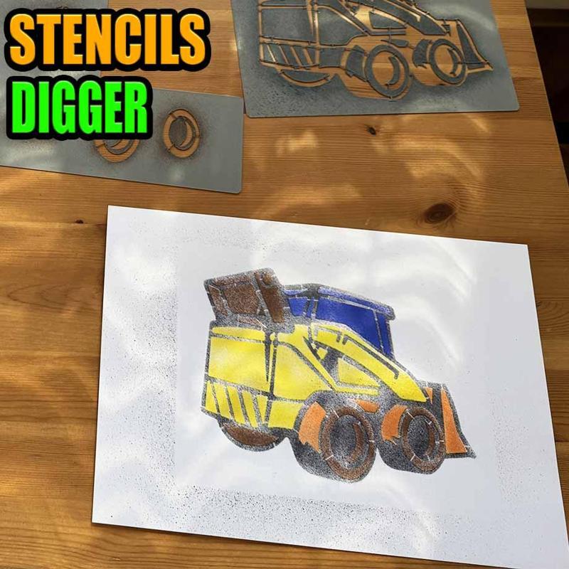 Stencils - Digger