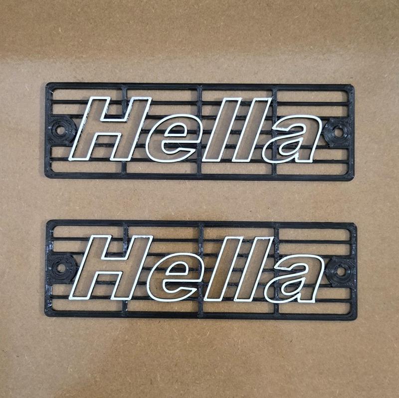 BMW e30 Hella Front Turn Signal Covers 160mm x 50mm