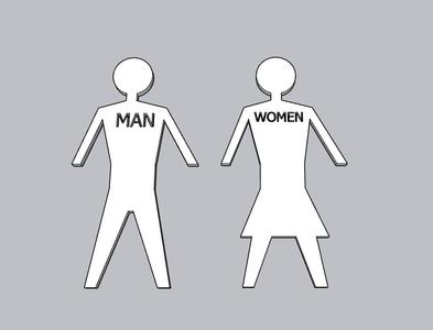 Woman Man toilet icon Kadın Erkek tuvalet simge