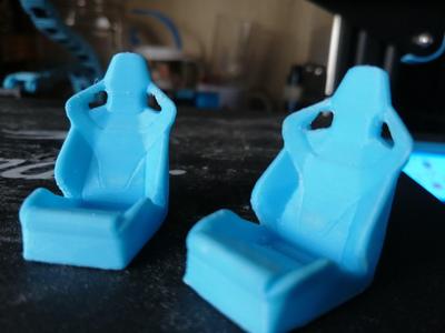 S4 Inspired Bucket Seat 1:24 & 1:25 Scale