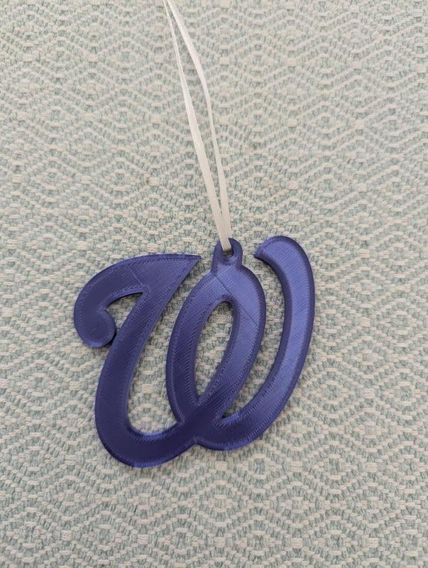 Washington Nationals Christmas Ornament