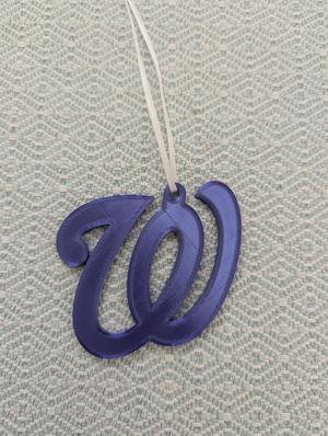 Washington Nationals Christmas Ornament