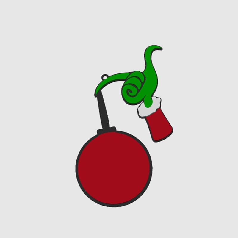 Original Christmas Decoration, Grinch Ornament