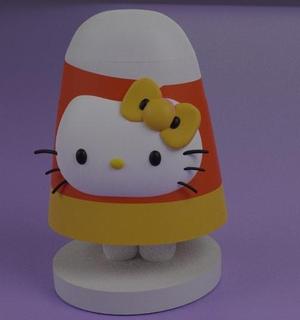Hello kitty  Statue - Halloween Edition - Candy corn