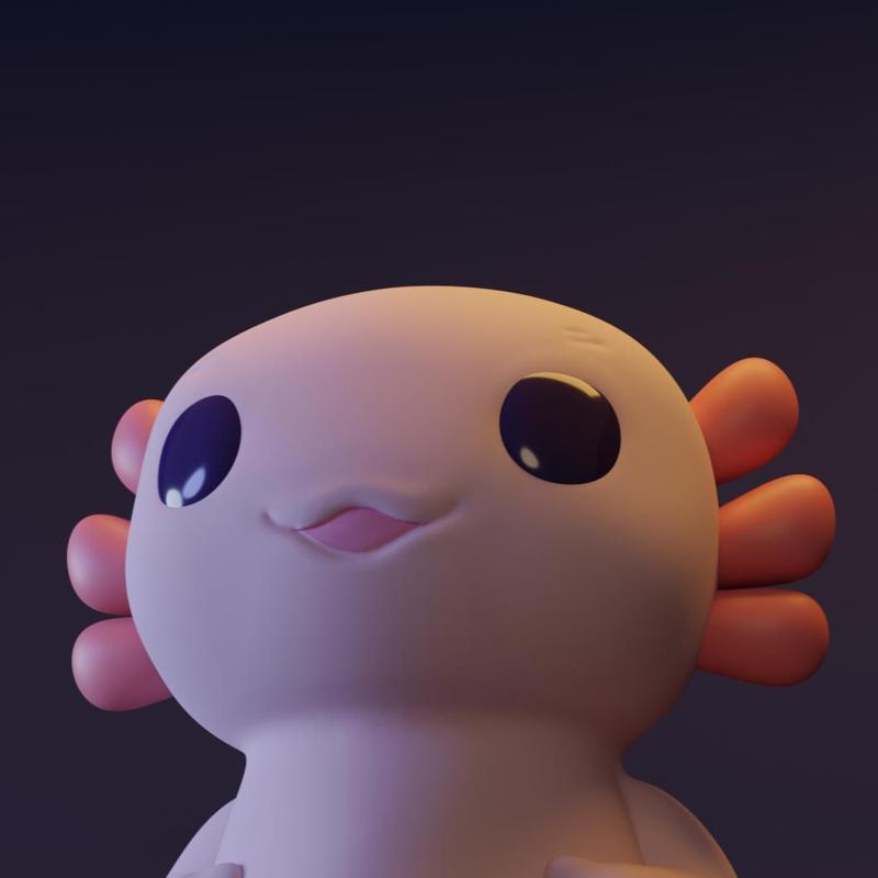 Axolotl cute Figure