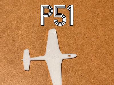 P51 keychain
