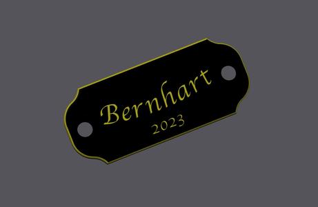 Bernhart Sign /  plaque