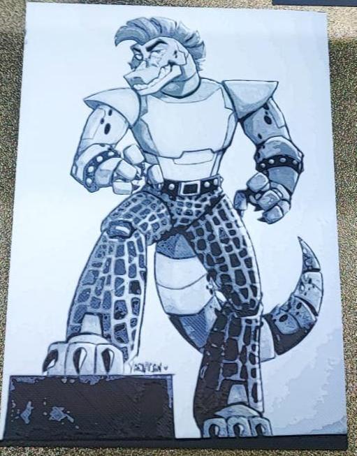 Hueforge Montgomery Gator Fnaf