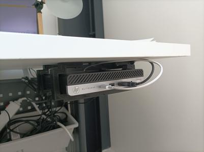 Under-desk stand for HP 800 G4 G5 G6 G7 G8 G9 mini PCs