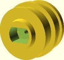 Solarbotics-Inspired GM-Series RW2-Compatible Wheel