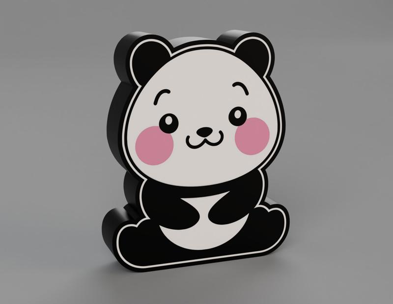 Cute Panda Lightbox