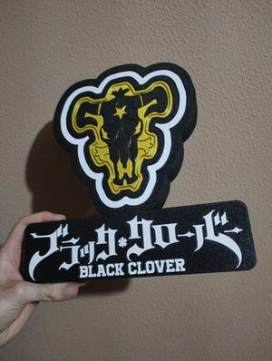 Black Clover LED Lamp