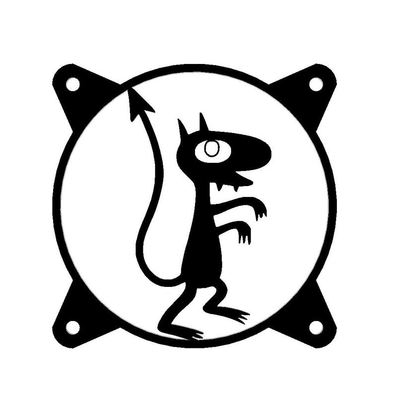 FAN COVER Disenchantment luci 1 CUBIERTA DE VENTILADOR FAN GRILL 120MM