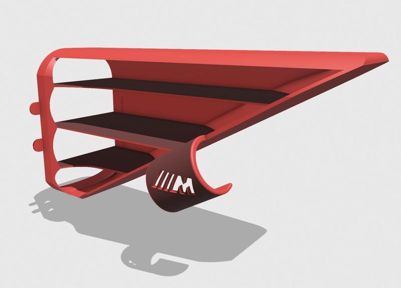 BMW Air Scoop with M Performance Logo - For F20, F21, F22, F23, F30, F32, F31, F34, F35, F36