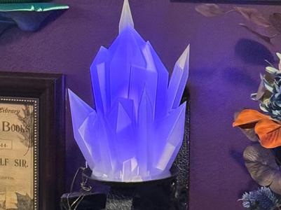 Crystal Wall Sconce with E12 Bulb Fitting