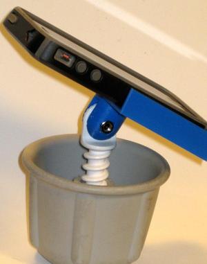 iPhone mount - Speck case to Belkin TuneDok adapter