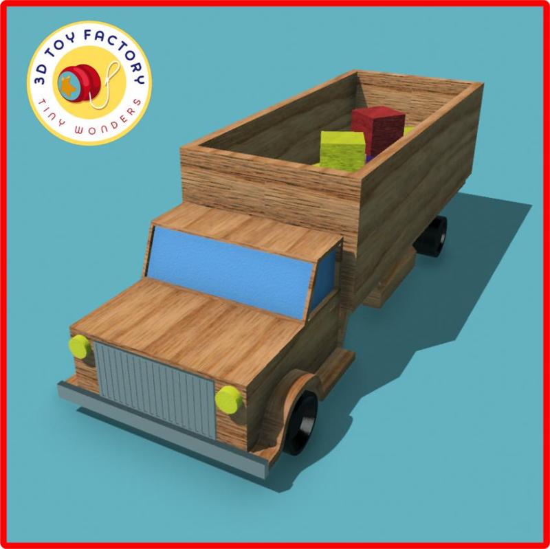 Wooden Cargo Truck