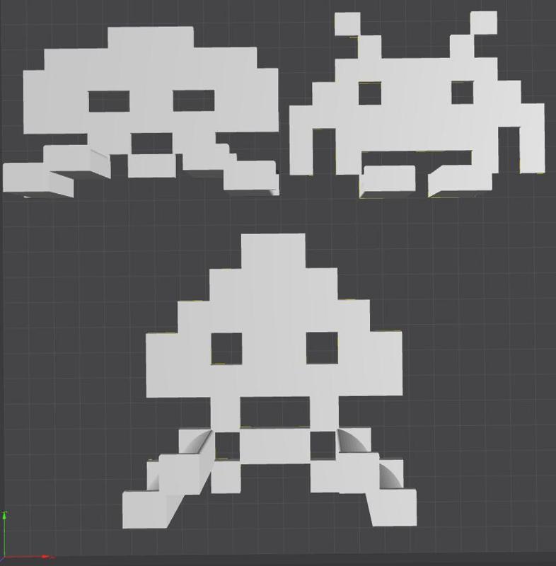 Space Invaders HeadPhone hangers (Upgraded)