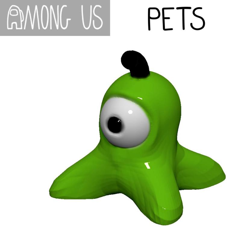 AMONG US - BRAINSLUG (PETS)