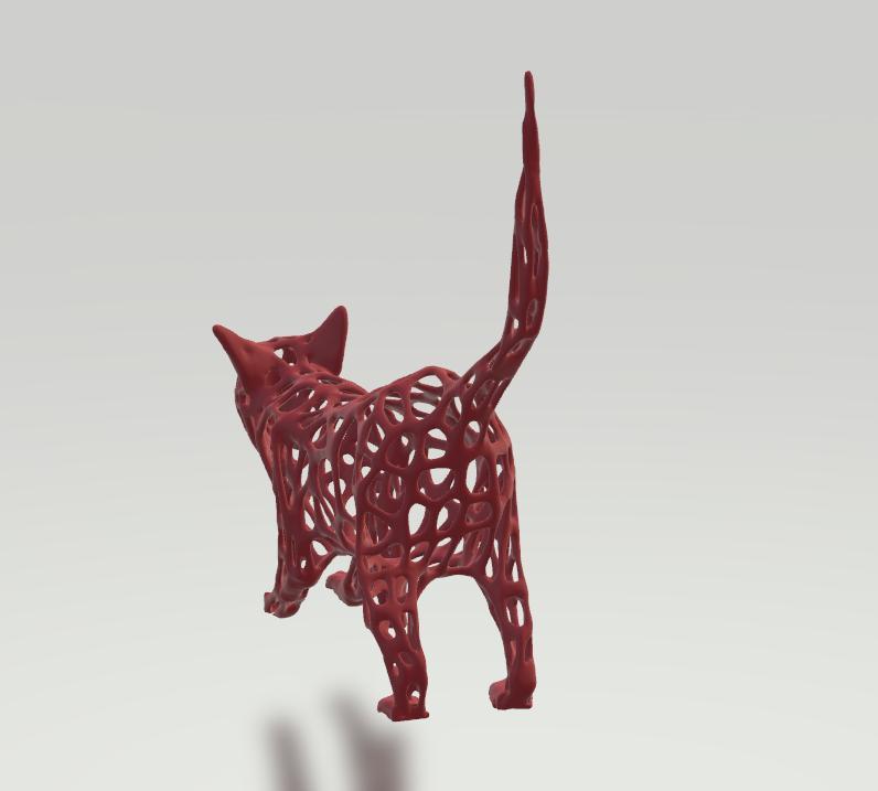 Voronoi Cat / Gato Voronoi