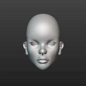 BJD Head - doll Yuria