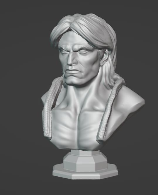 Ken Street Fighter Bust