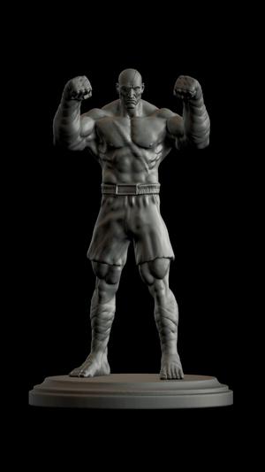 Sagat from the Street Fighter Fanart