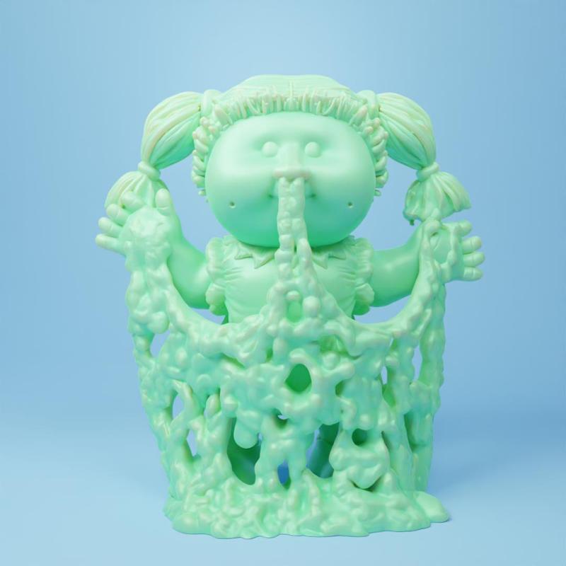 Leaky LINDSAY - Messy TESSIE - Garbage - Garbage pail kids