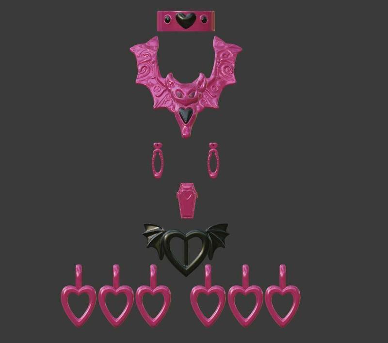 Draculaura cosplay set