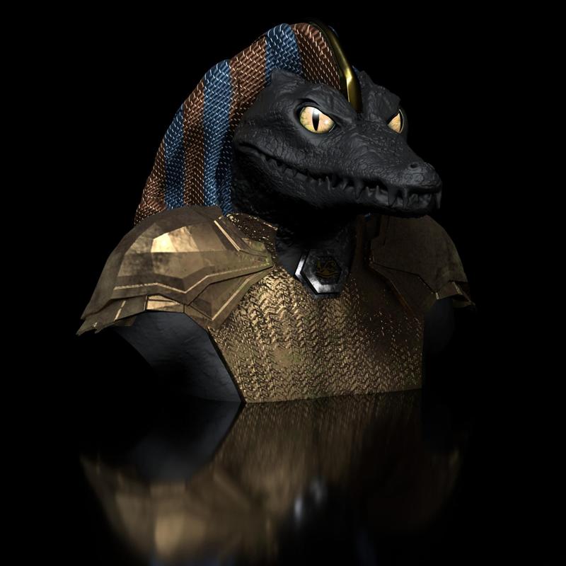Ancient Egyptian god Sobek