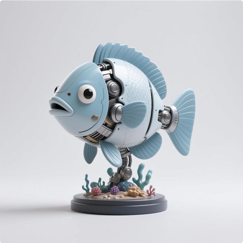 fish mech,sci-fi fish