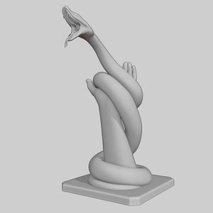 Tekken 8 Snake Statue