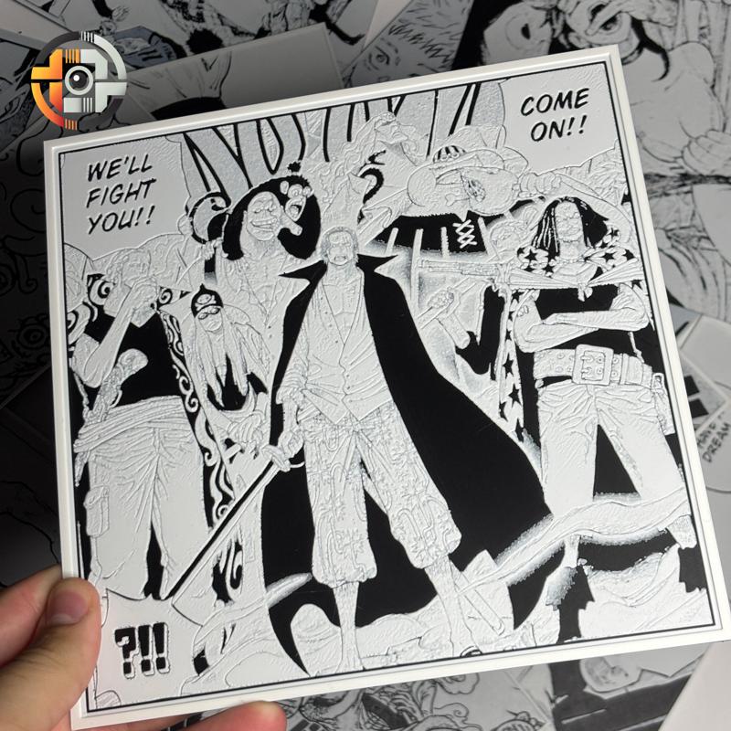 RED HEAD PIRATES - SHANKS | ONE PIECE - WALL ART - DESK DECORATION - HUEFORGEENTHUSIAST - MANGA PANEL