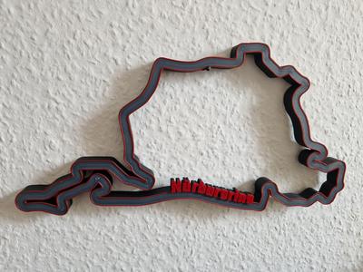 Nordschleife/Nürburgring wall track Art