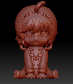 Sakura Kinomoto Chibi STL | 3D Printable Cardcaptor Sakura Anime Figure
