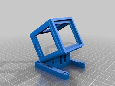 Gopro session guard/case/protector Mount, 40W x 50L (mm) bolt pattern, 30deg Angle
