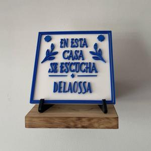 Delaossa tile with brackets