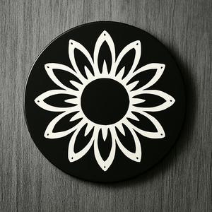 Interchangeable emblems - personalized symbols for the Cubic Urn Flower