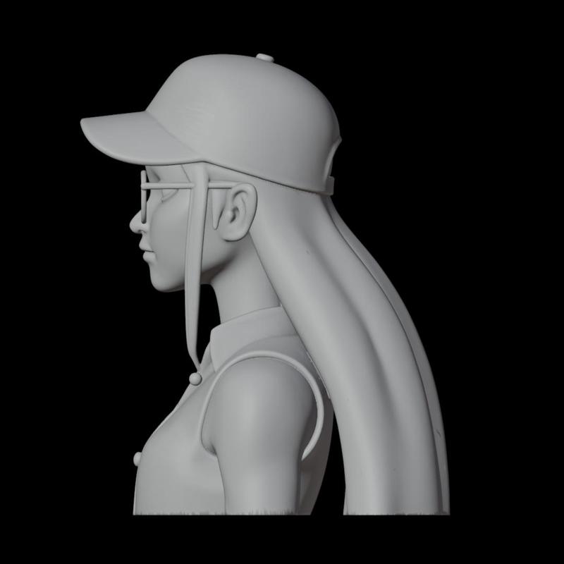 Mira Bust – KPOP Demon Hunters Fan Art