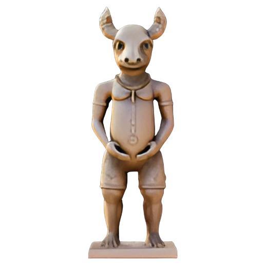 Ancient Bull Deity Figure