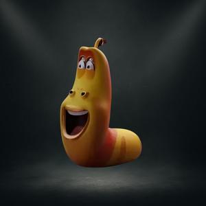 Yellow Worm Larva Series