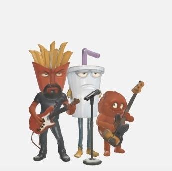 Aqua teen hunger force rock band adult swim