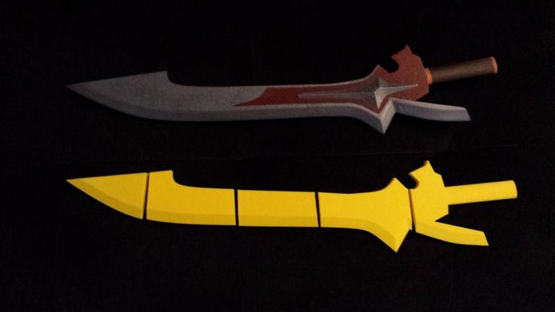 Dual Dust blades Cinder Fall RWBY