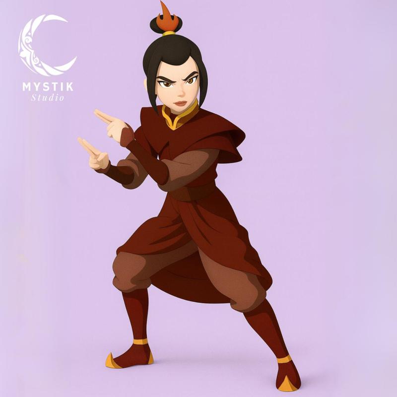 Azula – Avatar: The Last Airbender – Cartoon 3D Style Figure