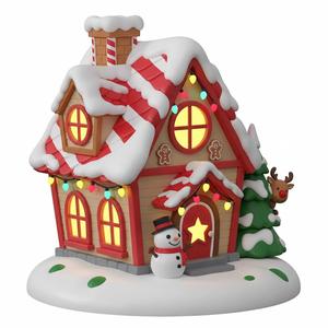 snowman christmas house