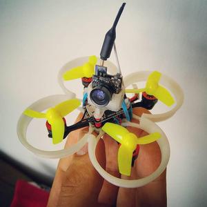 T4bee 16x16mm FC size smallest possible frames for 0703, 0705 and 0806 motors and various prop sizes with simple cam holder or cam pod