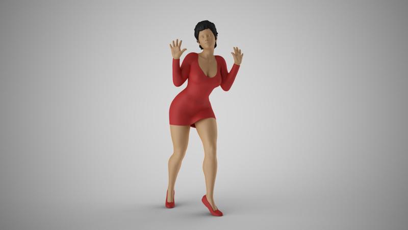 Woman Behind the Glass