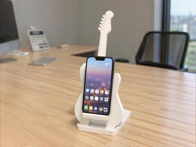 Guitar Stand 3D Printable 3D print model